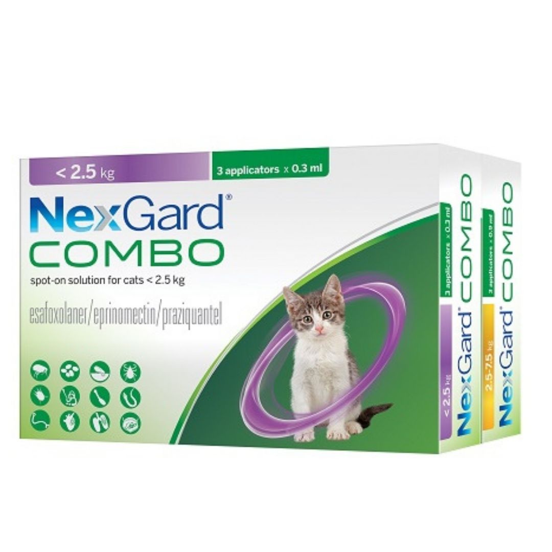 NEXGARD COMBO CAT S 0,3ML 3 SYRING X 1